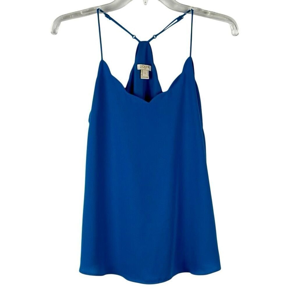 J.Crew Scalloped Cami Sleeveless Adjustable Blouse 2